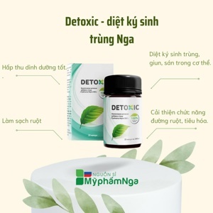 Thuốc Detoxic viên uống tiêu diệt ký sinh trùng hiệu quả