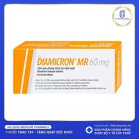 Thuốc Diamicron MR 60mg Servier điều trị tiểu đường tuýp 2 (2 vỉ x 15 viên)