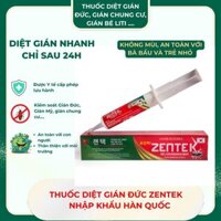 Thuốc diệt gián Zentek 35gr, Gell diệt gián Đức Zentek 35gr, Bã diệt gián chung cư Zentek Hàn Quốc