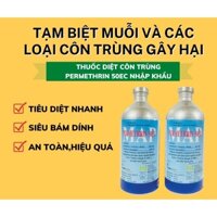 Thuố.c D.iệt Muỗi MAP PERMETHRIN 50EC Chai Nhôm 1Lit Xuất Xứ Anh Quốc, Tiêu D.iệt Côn Trùng Sâu B.ệnh hiệu quả