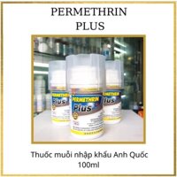 Thuốc diệt muỗi Permethrin Plus chai 100 ml