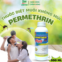 Thuốc diệt muỗi PERMETHRIN PLUS 500ml không mùi, Nhập Khẩu Anh Quốc Thuốc phun muỗi Y Tế diệt Muỗi Kháng - ZENO
