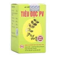 Thuốc điều trị các chứng dị ứng, mụn nhọt & hỗ trợ giải độc gan Tiêu Độc PV (60 viên/hộp)