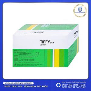 Thuốc điều trị các triệu chứng cảm cúm Tiffy Dey (25 vỉ x 4 viên)