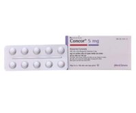 Thuốc điều trị cao huyết áp Concor 5mg (3 vỉ x 10 viên/hộp)