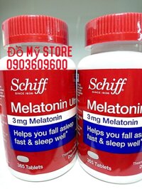 Thuốc điều trị mất ngủ,Schiff Melatonin Ultra 3mg. 365 viên- Mỹ