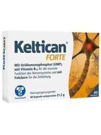 Thuốc Điều Trị Thoái Hóa Cột Sống, Thoát Vị Đĩa Đệm Keltican Forte, 80 Viên Nang