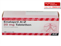 Thuốc điều trị và phòng ngừa cao huyết áp Enalapril AbZ 20mg của Đức