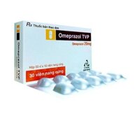 Thuốc điều trị viêm loét dạ dày tá tràng Omeprazol 20mg Tv.Pharm (3 vỉ x 10 viên/hộp)