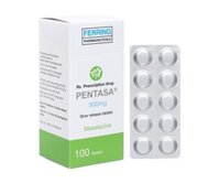 Thuốc điều trị viêm loét tá tràng và bệnh Crohn Pentasa 500mg (10 vỉ x 10 viên)
