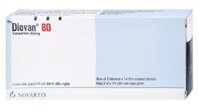Thuốc Diovan 80 (valsartan) Novartis điều trị bệnh tăng huyết áp, suy tim (2 vỉ x 14 viên)