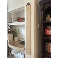 Thước đo chiều cao phong cách INS, thước đo chiều cao bằng gỗ cho phòng trẻ em, nhãn dán tường trang trí, thước treo, thước đo chiều cao cho trẻ sơ sinh