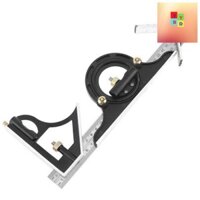 Thước đo góc đa năng, Thước ke góc vuông 30cm chất liệu inox, nhôm cao cấp
