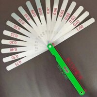Thước đo khoảng cách 0.02 bằng thép không gỉ, thước đo độ dày 1.0 mm, van chính xác cao, mảnh đơn 32304 thép không gỉ WQ0D