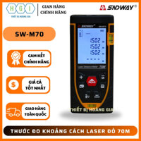 Thước đo khoảng cách laser đỏ chinh hãng 70m SNDWAY SW-M70