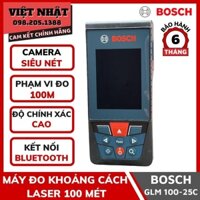 Thước đo khoảng cách laser Bosch 100 mét GLM 100-25C mẫu mới, có camera, kết nối điện thoại - Điện máy Việt Nhật