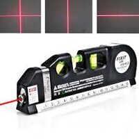 Thước đo laser 2 tia dọc ngang đa năng Sunha PR03 + tang kem viet con huu