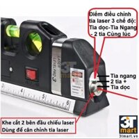 Thước đo laser 2 tia dọc ngang  Sunha SH79 đa năng chuyên dụng cho nhân viên kỹ thuật, thợ hồ TIPHAO8179