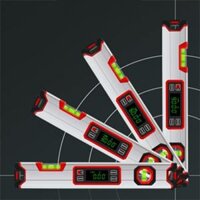 Thước đo laser hiển thị kỹ thuật số có độ chính xác cao với quạt điện từ mạnh hồng ngoại thước đo góc nhỏ đa chức năng thước nivo điện tử thước thủy điện tử bosch Thước thủy điện tử