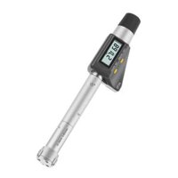 thước đo micrometer Micromet đường kính trong ba điểm/ba hàm điện tử Qingliang khẩu độ 6-300mm micromet có độ chính xác cao màn hình kỹ thuật số 0,001 thuoc panme thước đo lỗ 3 chấu Panme đo trong