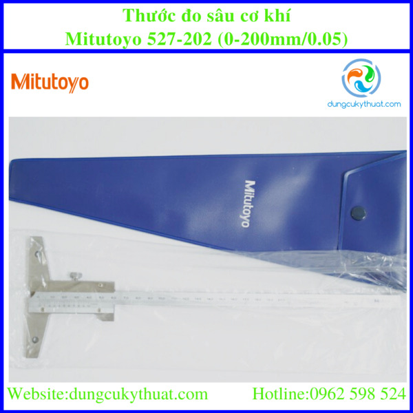 Thước đo sâu Mitutoyo 527-202 200mm