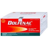 Thuốc Dolfenal 500mg giảm đau bụng kinh, cơn đau nhẹ đến trung bình (25 vỉ x 4 viên)