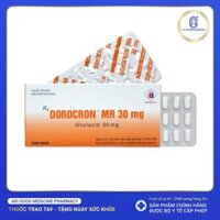 Thuốc Dorocron MR 30mg Domesco điều trị đái tháo đường tuýp 2 (2 vỉ x 30 viên)