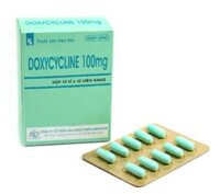 Thuốc Doxycycline 100mg (Doxycyclin hyclat) – Điều trị nhiễm khuẩn của Mekophar (Hộp 10 vỉ x 10 viên)