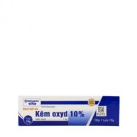 Thuốc dùng ngoài Kẽm oxyd 10% điều trị các bệnh da và nhiễm khuẩn da (tuýp 15g)