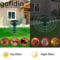 Thuốc đuổi chuột GOFIDIN, Cọc hình vít Máy đuổi nốt ruồi siêu âm ngoài trời, bền bỉ -Powered 2024 Nâng cấp rắn chống nước đi cho sân vườn bãi cỏ