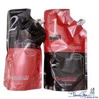 Thuốc duỗi tóc cao cấp Collagen Labios Nhật Bản siêu bóng mượt 400mlx2 - NK