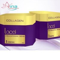 Thuốc duỗi tóc Collagen Lacei cao cấp siêu bóng mềm 500mlx2