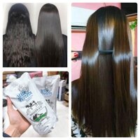 Thuốc Duỗi Tóc, Ép Tóc Thẳng Sữa Bò Protein 900ml ( Túi A )