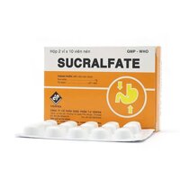 Thuốc đường tiêu hóa Sucralfate 1g | Hộp 2 Vỉ x 10 Viên