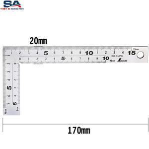 Thước ê ke Shinwa 10424 - 10x15cm
