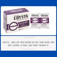 THUỐC EBYSTA - ĐIỀU TRỊ VIÊM LOÉT DẠ DÀY THỰC QUẢN NHƯ ĐẦY HƠI, CHƯỚNG BỤNG, Ợ NÓNG, ĐAU RÁT THƯỢNG VỊ HỘP 20 GÓI