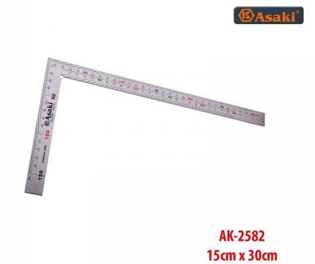 Thước Eke cơ khí inox Asaki AK-2582