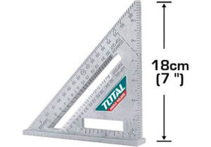 Thước Êke nhựa ABS tam giác 7 inch Total TMT61201