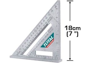 Thước Êke nhựa ABS tam giác 7 inch Total TMT61201