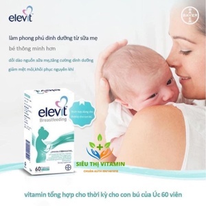 Thuốc Elevit Úc Sau Sinh Cho Con Bú Breastfeeding 60 viên