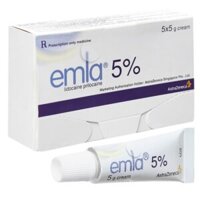 Thuốc Emla LIDOCAIN 5% Aspen gây tê bề mặt da (5 tuýp x 5g)