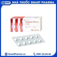 Thuốc Enalapril 5mg điều trị tăng huyết áp, suy tim sung huyết (3 vỉ x 10 viên)