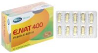 Thuốc Enat 400 bổ sung vitamin E, ngừa lão hóa (3 vỉ x 10 viên)