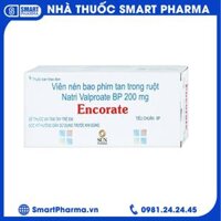 Thuốc Encorate Sun Pharma điều trị động kinh (10 vỉ x 10 viên)