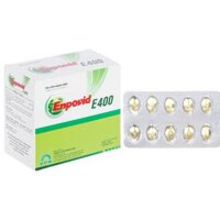 Thuốc Enpovid E400 bổ sung vitamin E, ngừa lão hóa (Hộp 10 Vỉ x 10 Viên)