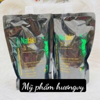 Thuốc ép tóc 1 lần, Kem duỗi tóc collagen phục hồi tóc thẳng NATAKI nhật bản 900mlx2