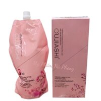 Thuốc Ép Tóc Hoa Anh Đào Ép 1 Lần Không Cần Dập Ép Tóc Thẳng 3 in1 UOJIASHI Túi 900ml