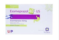 Thuốc Esomeprazol 40mg (Esomeprazole) US Pharma Mỹ – Điều trị trào ngược dạ dày (Hộp 3 vỉ x 10 viên)