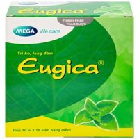 Thuốc Eugica DHG hỗ trợ điều trị ho, đau họng, sổ mũi (10 vỉ x 10 viên)