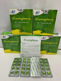 Thuốc Euroginca Vinapharm – Điều trị ho, đau họng, sổ mũi, cảm cúm, long đàm (Hộp 10 vỉ x 10 viên)
